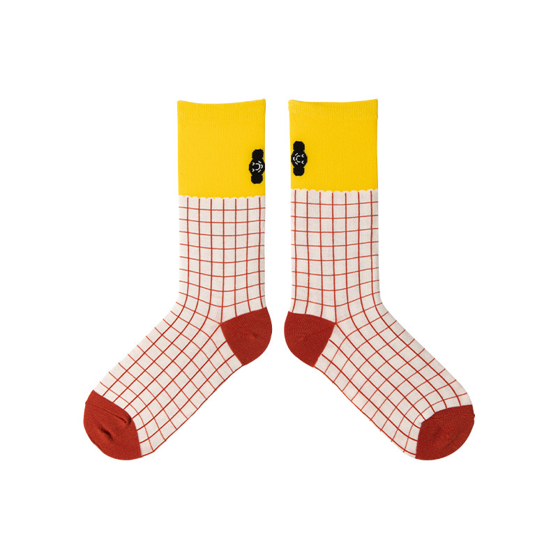 PDA Series Of Original Male Socks Spring Autumn Combed Cotton Japanese Cartoon Character Trend Socks